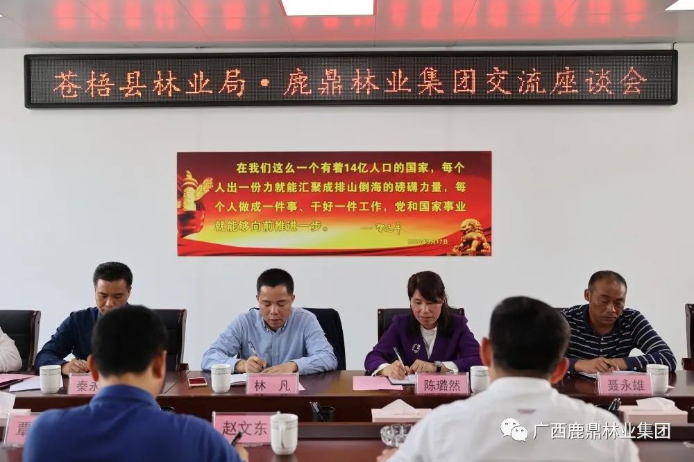 不朽情缘电子游戏官网集团与苍梧县林业局召开交流座谈会1.jpg
