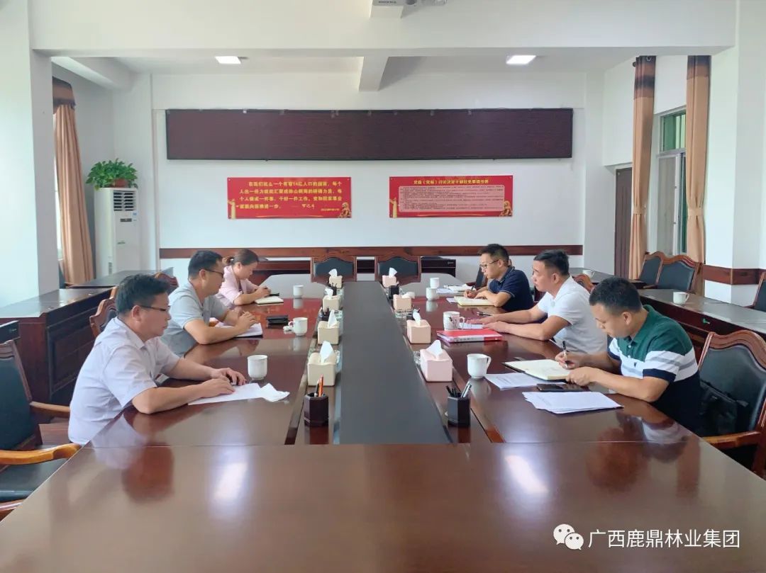 不朽情缘电子游戏官网集团与柳城伏虎华侨农场召开工作推进会议