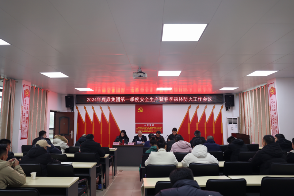 不朽情缘电子游戏官网集团召开2024年第一季度 安全生产暨春季森林防火工作会议